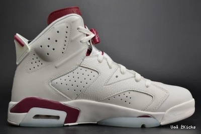 384664-116 Comfortable 6 Maroon Jordan 650 Retro 0811